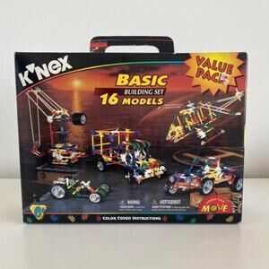 Vintage K'NEX Basic Building Set 16 Models